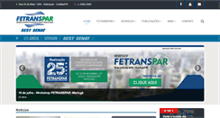 Desktop Screenshot of fetranspar.org.br