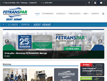 Tablet Screenshot of fetranspar.org.br